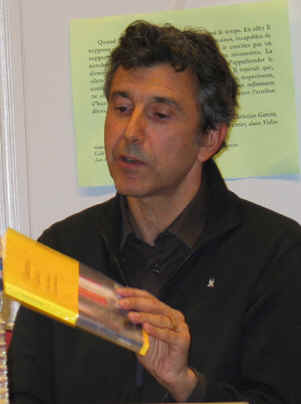 Christian Garcin à Luxeuil - Photo: Bernadette Larrière