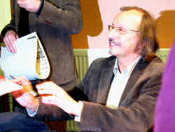 Didier Daeninckx à Champagney - Photo AJA