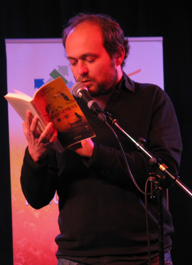 Mathieu Larnaudie à Charcenne© Photo: Marie-Françoise Godey