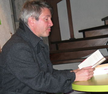Eric Vuillard à Luxeuil - Photo: Bernadette Larrière
