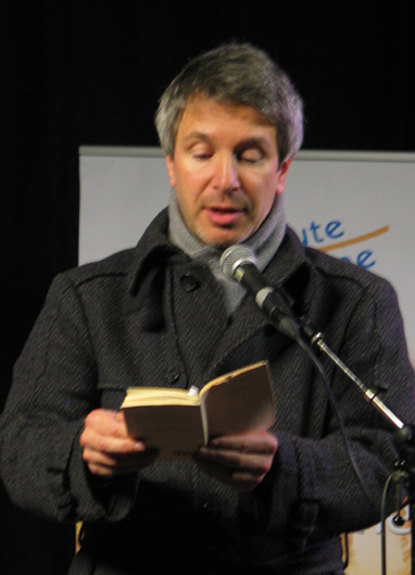 Eric Vuillard à Charcenne© Photo: Marie-Françoise Godey