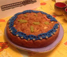 Le gâteau au Train bleu-Photo MFG