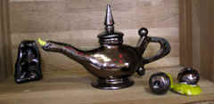 Lampe d'Aladdin / Céramique de Laurence Buisson / Atelier poterie du Centre social Saint Exupéry de Luxeuil